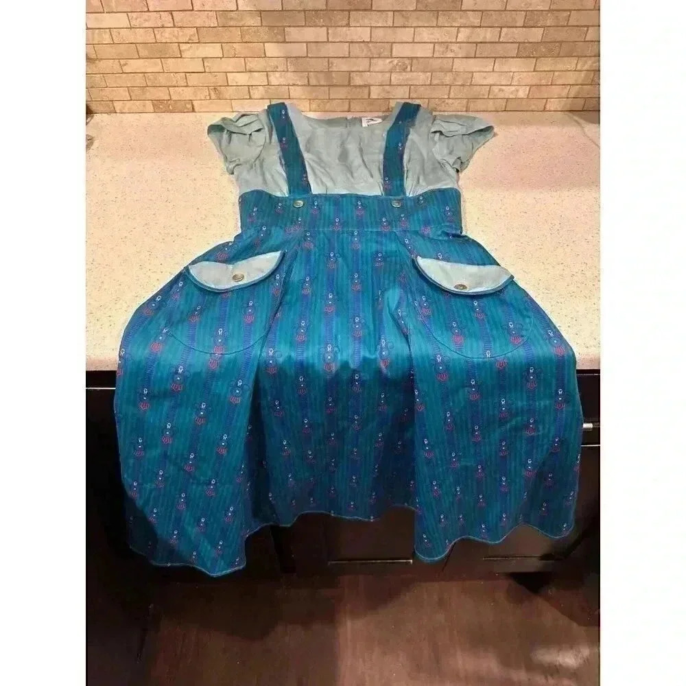 Disney Parksthe Dress Shop Walt Disney World Railroad Dress xs #113
